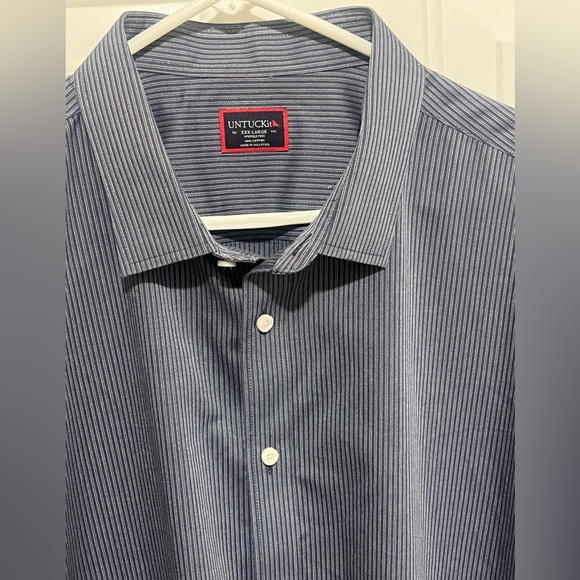 UNTUCKit Other - UNTUCKit S/S Button Up Striped Shirt Men’s Size XXXL - Wrinkle Free